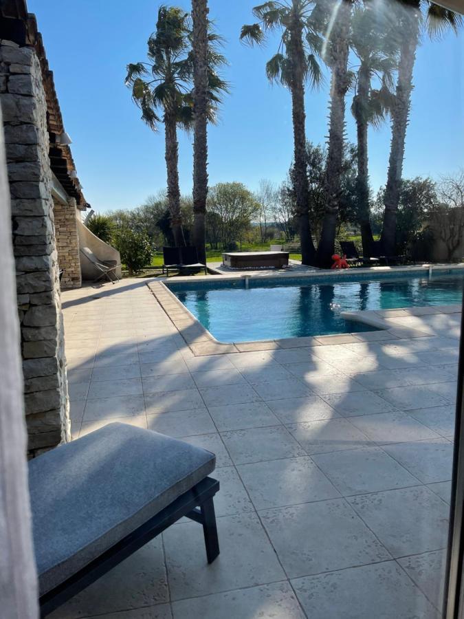La Villa Mediterranee Wellness Spa Piscine Saint-Drezery Exteriör bild